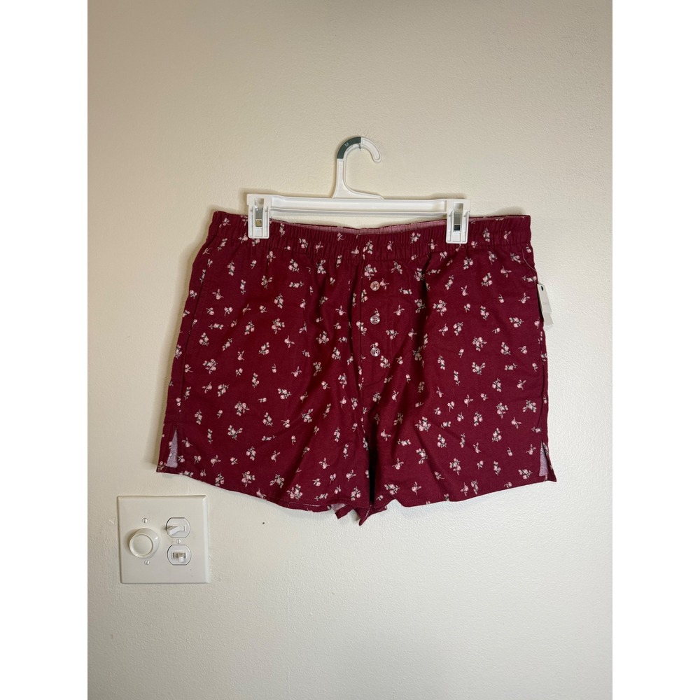 Ultra Flirt Floral Boxer Shorts Size XL NWT